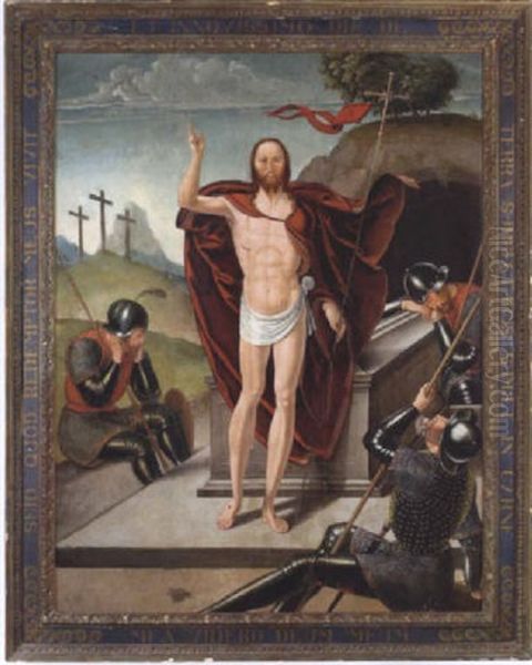 La Resureccion De Cristo I Oil Painting by Juan de Borgona the Younger