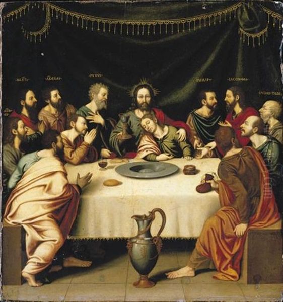 The Last Supper Oil Painting by Nicolas Borras