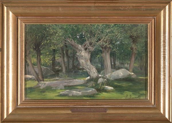 Bosque Oil Painting by Pedro Borrell del Caso