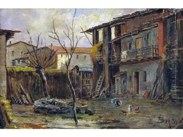 Cascinale Oil Painting by Emilio Borsa