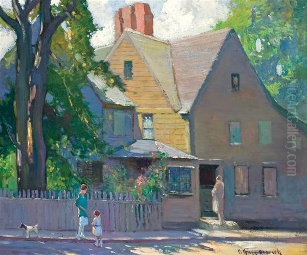 Afternoon Shadows Oil Painting by George Ames Aldrich