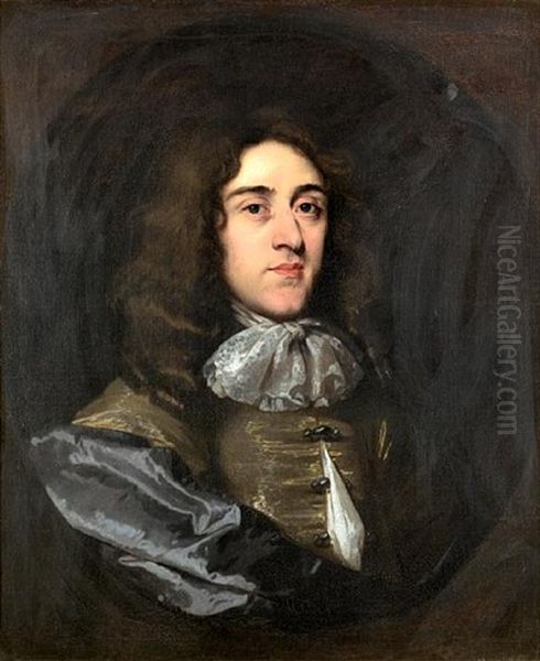 Portrait Of A Gentleman, Said To Be Dionysius Moorras Oil Painting by Pieter Borsseler