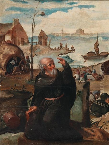 The Temptation Of Saint Anthony Oil Painting by Hieronymus Bosch