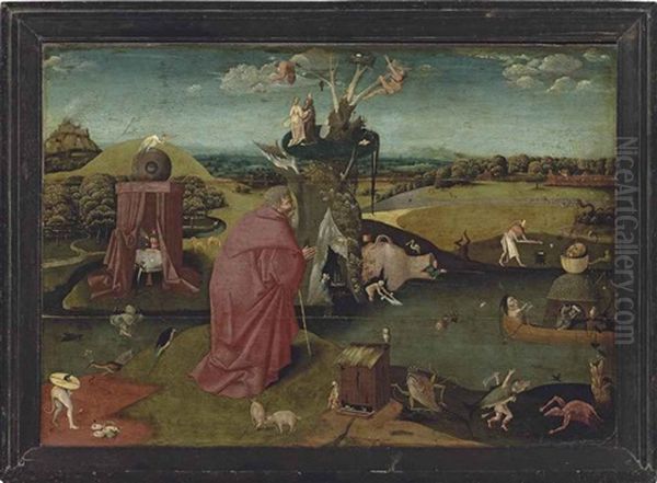 The Temptation Of Saint Anthony Oil Painting by Hieronymus Bosch