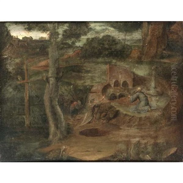 The Temptation Of St. Anthony Oil Painting by Hieronymus Bosch