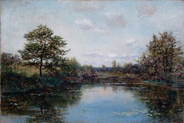 Country Calm Oil Painting by Robert Ward Van Boskerck