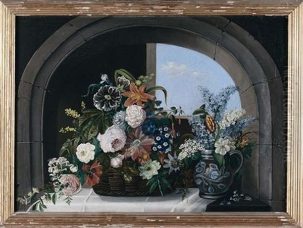 Fiori Oil Painting by Ambrosius Bosschaert the Younger