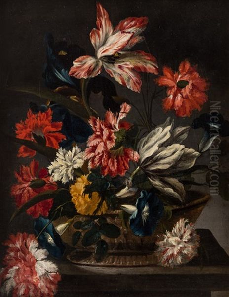 Bouquet De Printemps Oil Painting by Jan-Baptiste Bosschaert