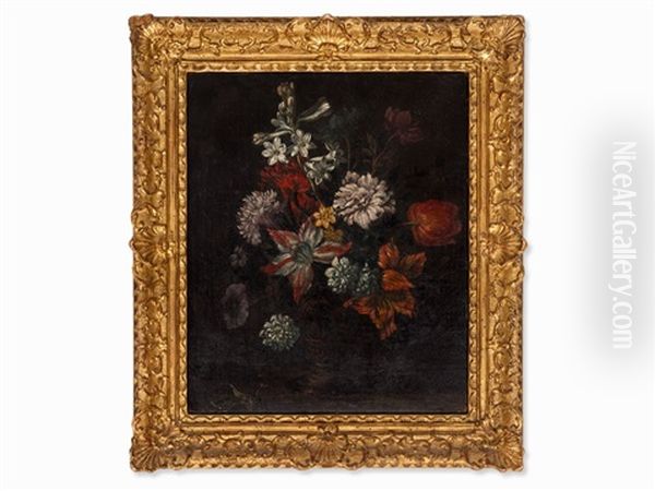 Flowers In A Vase by Jan-Baptiste Bosschaert