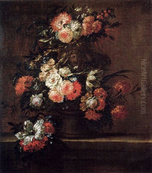 Blumenstilleben Oil Painting by Jan-Baptiste Bosschaert