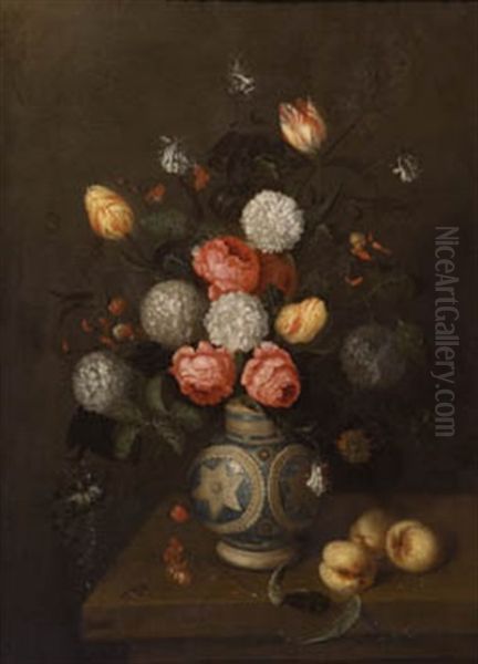 Bodegon De Flores Con Jarron Oil Painting by Johannes Bosschaert