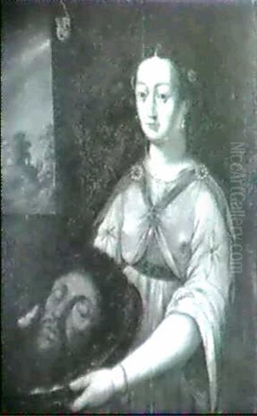 Salome Mit Dem Haupt Johannes Des Taufers. Oil Painting by Ernst-Gotthilf Bosse