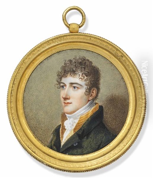 Count Alexander Nikitch Panin (1791-1850) Oil Painting by Domenico Bossi