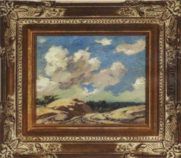 Wind Clouds Oil Painting by Frederick James Boston