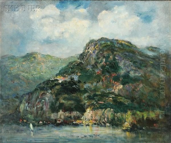 Quiet Coast And Hills Oil Painting by Joseph Henry Boston