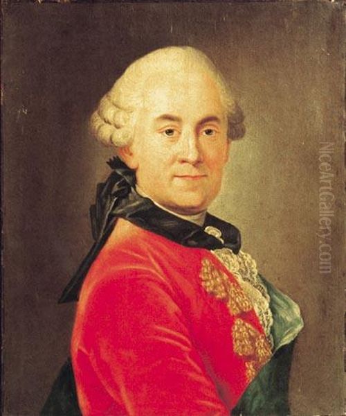 Portret Stanislawa Lubomirskiego, Okolo 1800 Oil Painting by Konstanty Aleksandrowicz