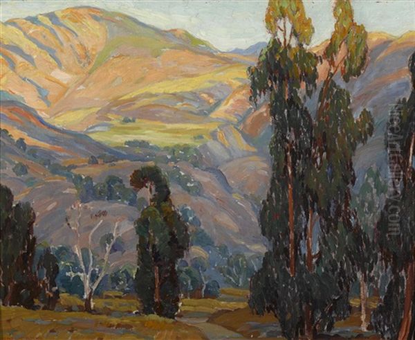 Late Afternoon, Santa Paula Canyon Oil Painting by Cornelis Botke