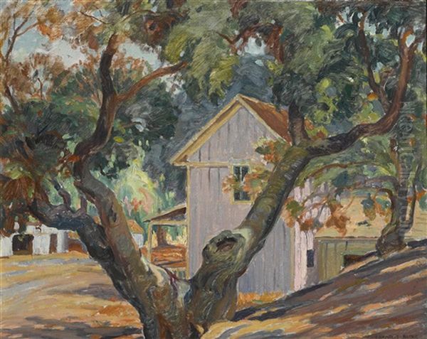 Old Ranch, Adams Canyon Oil Painting by Cornelis Botke