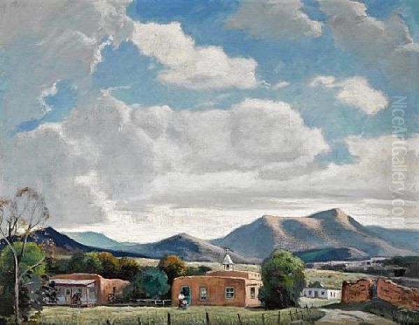 New Mexico Oil Painting by Cornelis Botke