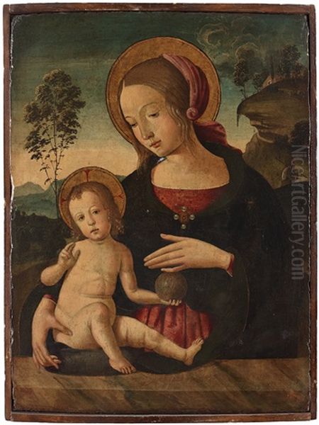 The Madonna And The Child Oil Painting by Sandro Botticelli