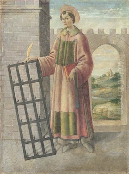 Saint Lawrence Oil Painting by Sandro Botticelli