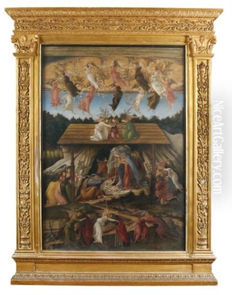 La Nativite Oil Painting by Sandro Botticelli