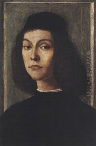 Bildnis Des Giovanni Picco Della Mirandola Oil Painting by Sandro Botticelli