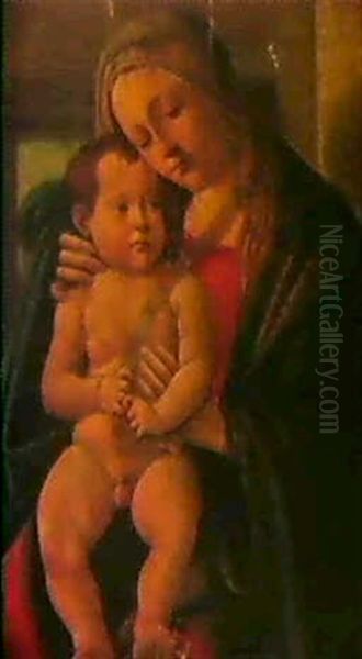 Madonna Mit Kind Oil Painting by Sandro Botticelli