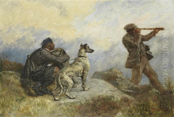 On The Lookout Oil Painting by John William Bottomley