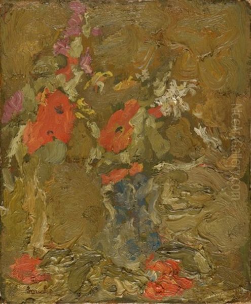 Fleurs Oil Painting by Georges Bouche