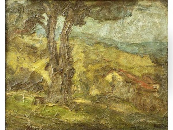 Paysage D'auvergne Oil Painting by Georges Bouche