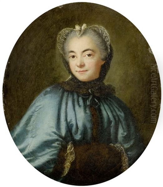 Portrait, Probably Of Louis Marie De France (1737-1787), Daughter Of King Louis Xv Oil Painting by Francois Boucher