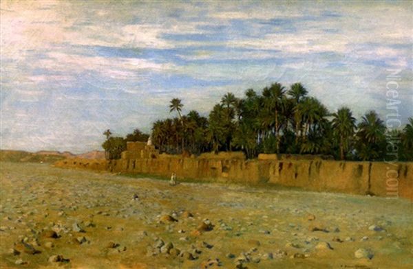 Biskra Oil Painting by Joseph Felix Bouchor