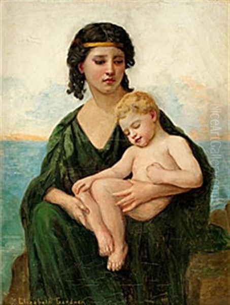 Maternity Oil Painting by Elizabeth Jane Gardner Bouguereau