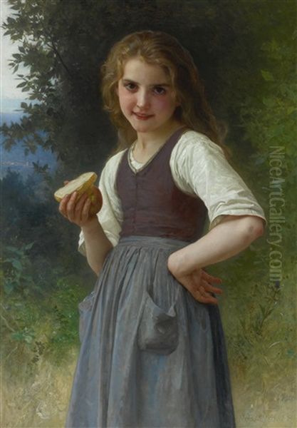 Le Gouter Aux Champs Oil Painting by William-Adolphe Bouguereau