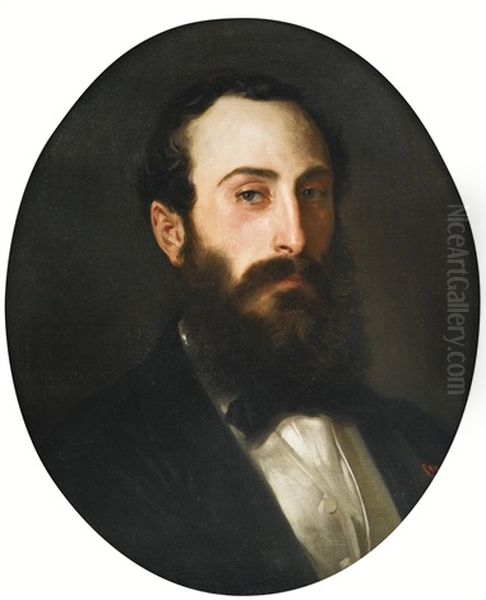 Portrait De Fernand Bartholoni Oil Painting by William-Adolphe Bouguereau