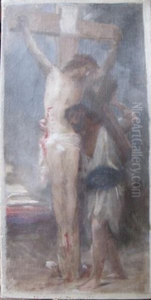 La Compassion! (study) Oil Painting by William-Adolphe Bouguereau