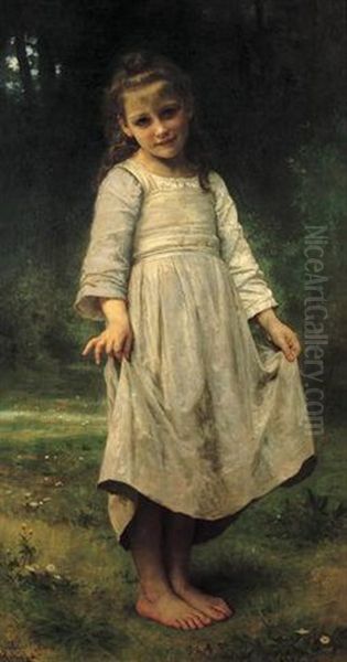 La Reverence Oil Painting by William-Adolphe Bouguereau