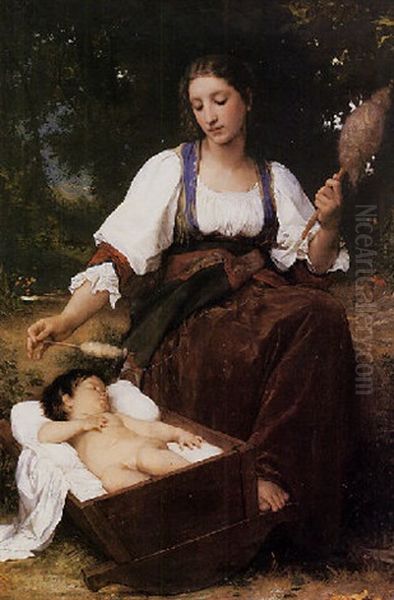 Berceuse Oil Painting by William-Adolphe Bouguereau