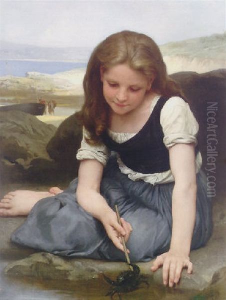 Le Crab Oil Painting by William-Adolphe Bouguereau