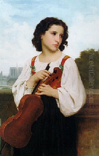 Alone In The World by William-Adolphe Bouguereau