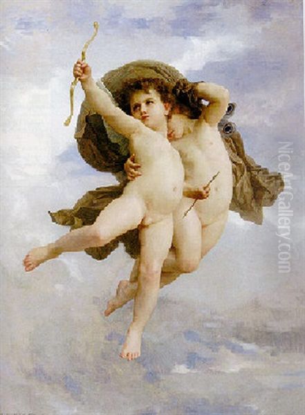 Love Conquers All Oil Painting by William-Adolphe Bouguereau