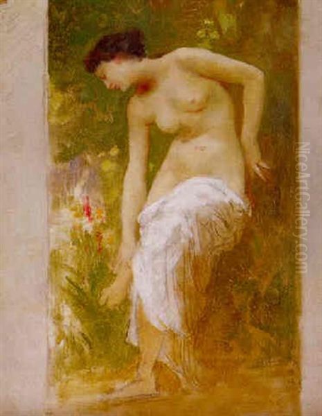 Baigneuse Oil Painting by William-Adolphe Bouguereau