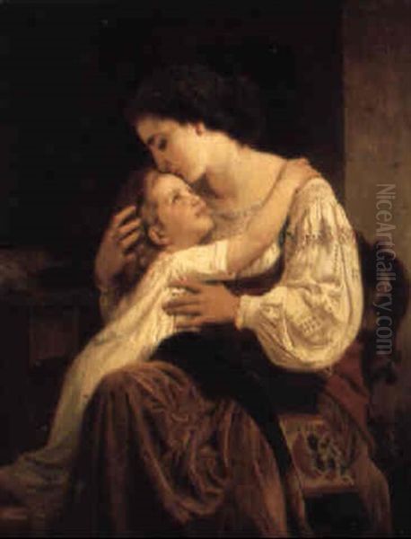 Le Lever Oil Painting by William-Adolphe Bouguereau