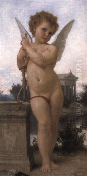 L'amour Au Repos Oil Painting by William-Adolphe Bouguereau