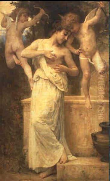 Blessures D'amour Oil Painting by William-Adolphe Bouguereau