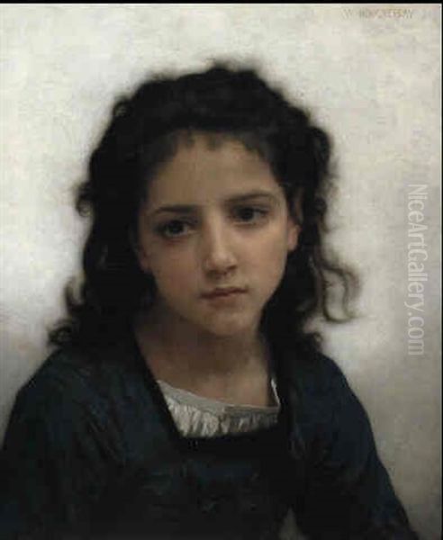 A Young Beauty Oil Painting by William-Adolphe Bouguereau