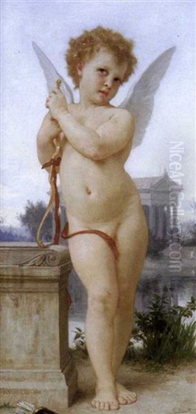 L'amour Au Repos Oil Painting by William-Adolphe Bouguereau