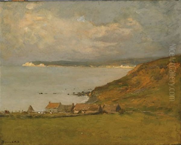 White Cliffs Of Dover Oil Painting by Auguste Boulard Sr.