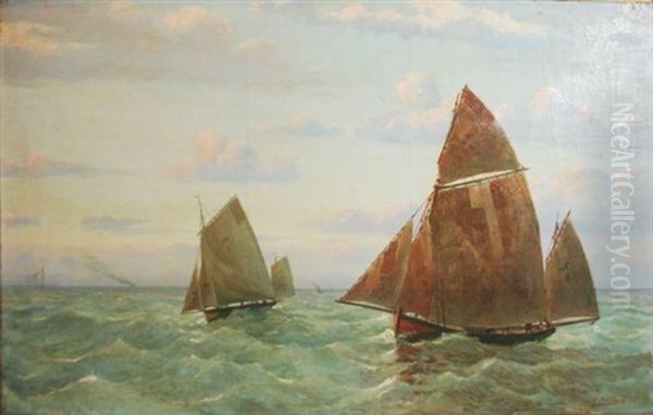 Marine Oil Painting by Emile Boulard